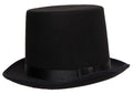 Black Steampunk Felt Top Hat by HalloweenStore.com