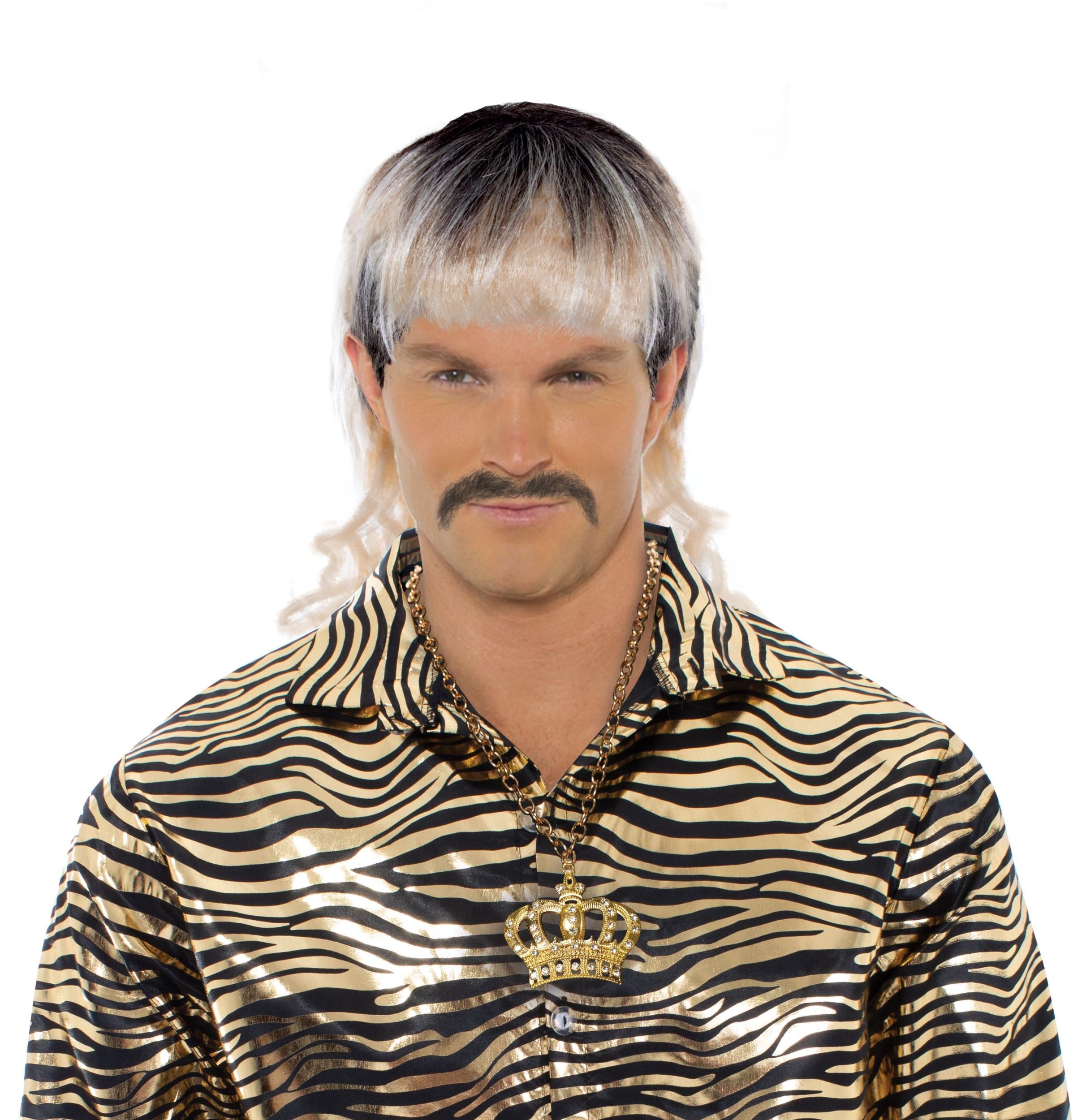 Joe Exotic Tiger King Adult Mullet Costume Wig by HalloweenStore.com