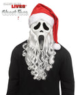 Fun World Scream Ghost Face Santa Christmas Character Costume Mask by HalloweenStore.com