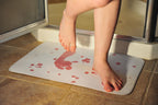Bloody Bathroom Floor Mat Decoration by HalloweenStore.com