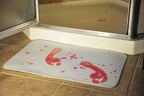 Bloody Bathroom Floor Mat Decoration by HalloweenStore.com