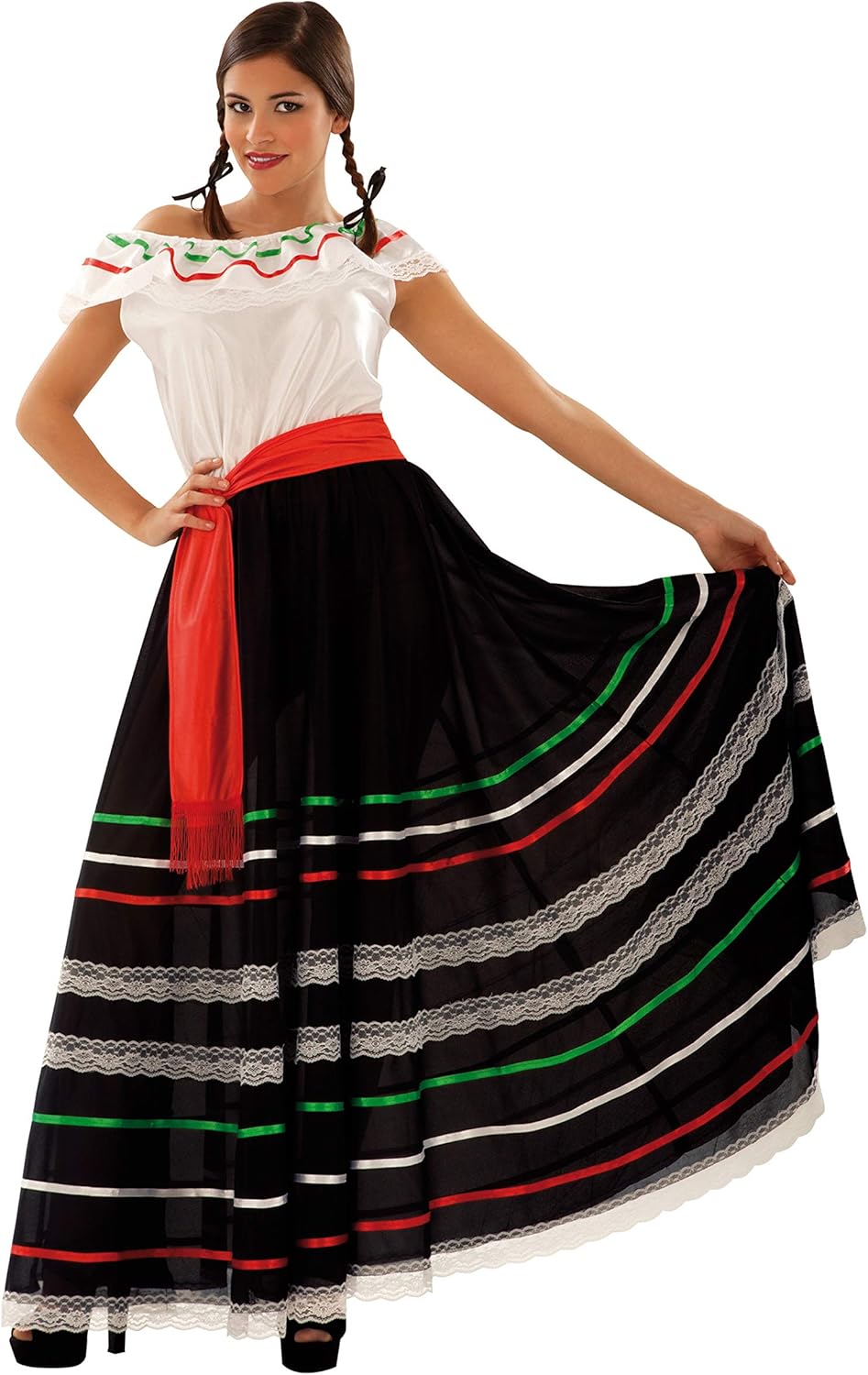 Mexicana Senorita Mexico Dress Adult Costume X-Large by HalloweenStore.com