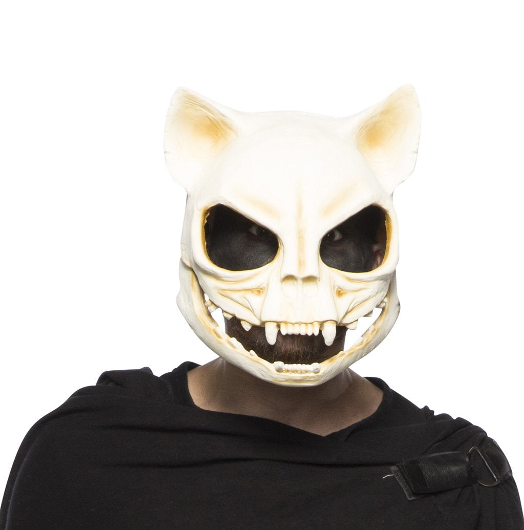 Cat Skull Character Costume Mask by HalloweenStore.com