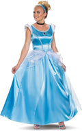 Cinderella Disney Deluxe Costume Dress for Women Large 12-14 by HalloweenStore.com