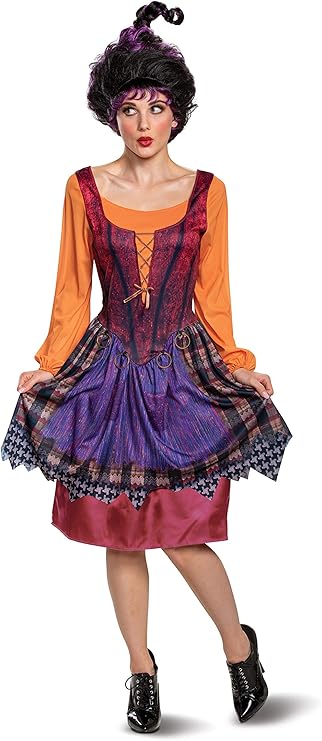 Mary Hocus Pocus Costume Dress for Women Small 4-6 by HalloweenStore.com