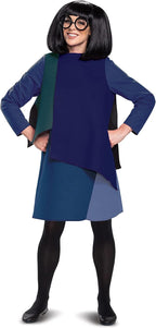 Edna Incredibles Deluxe Costume Dress for Women Medium 8-10 by HalloweenStore.com