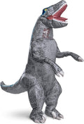 Jurassic World Blue Dinosaur Inflatable Adult Costume Size Standard by HalloweenStore.com