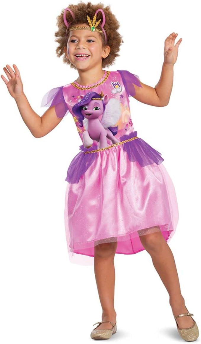 Pipp Petals My Little Poney Classic Pink Child Costume Toddler 3T-4T by HalloweenStore.com