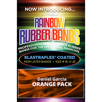 Joe Rindfleisch's Rainbow Rubber Bands (Daniel Garcia - Orange Pack ) by Joe Rindfleisch by Murphy's Magic Supplies, Inc.