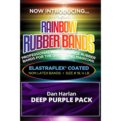 Joe Rindfleisch's Rainbow Rubber Bands (Dan Harlan - Deep Purple ) by Joe Rindfleisch by Murphy's Magic Supplies, Inc.