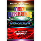 Joe Rindfleisch's Rainbow Rubber Bands (Joe Rindfleisch - Red Pack) by Joe Rindfleisch by Murphy's Magic Supplies, Inc.