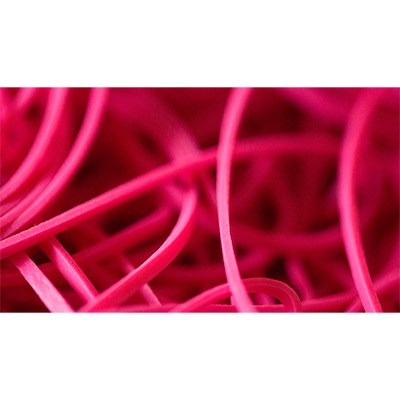 Joe Rindfleisch's Rainbow Rubber Bands (Vince Mendoza - Mr. Pink) by Joe Rindfleisch by Murphy's Magic Supplies, Inc.