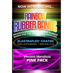 Joe Rindfleisch's Rainbow Rubber Bands (Vince Mendoza - Mr. Pink) by Joe Rindfleisch by Murphy's Magic Supplies, Inc.