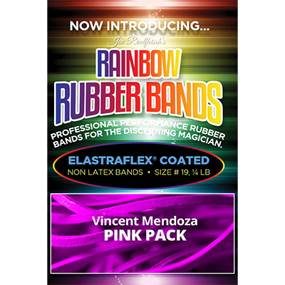 Joe Rindfleisch's Rainbow Rubber Bands (Vince Mendoza - Mr. Pink) by Joe Rindfleisch by Murphy's Magic Supplies, Inc.