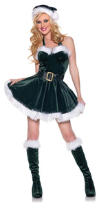 Stocking Stuffer Santa's Helper Elf Sexy Woman's Costume Large 12-14 by HalloweenStore.com