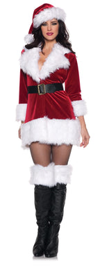 Secret Santa Miss Clause Sexy Woman's Costume X-Large 16-18 by HalloweenStore.com