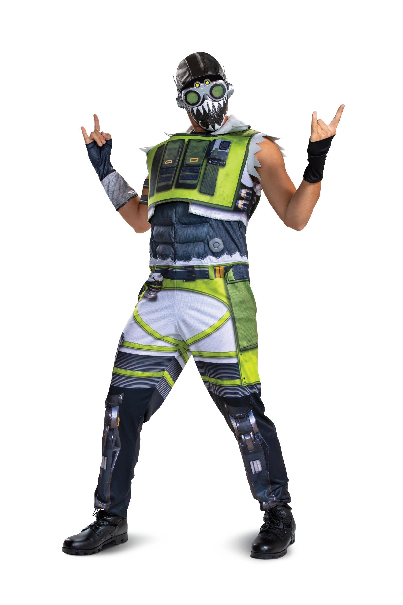 Octane Apex Legends Jumpsuit Deluxe Adult Costume XL 42-46 by HalloweenStore.com