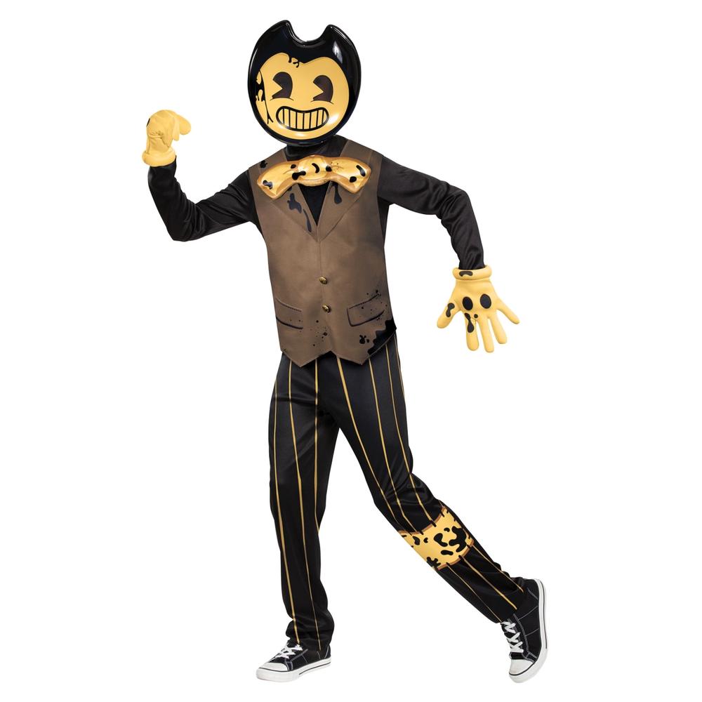 Dark Revival Deluxe Bendy and The Ink Machine Kids Costume by HalloweenStore.com