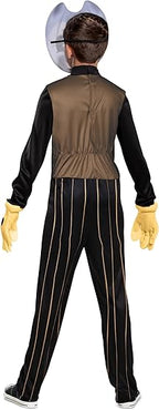 Dark Revival Deluxe Bendy and The Ink Machine Kids Costume by HalloweenStore.com
