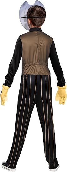 Dark Revival Deluxe Bendy and The Ink Machine Kids Costume by HalloweenStore.com