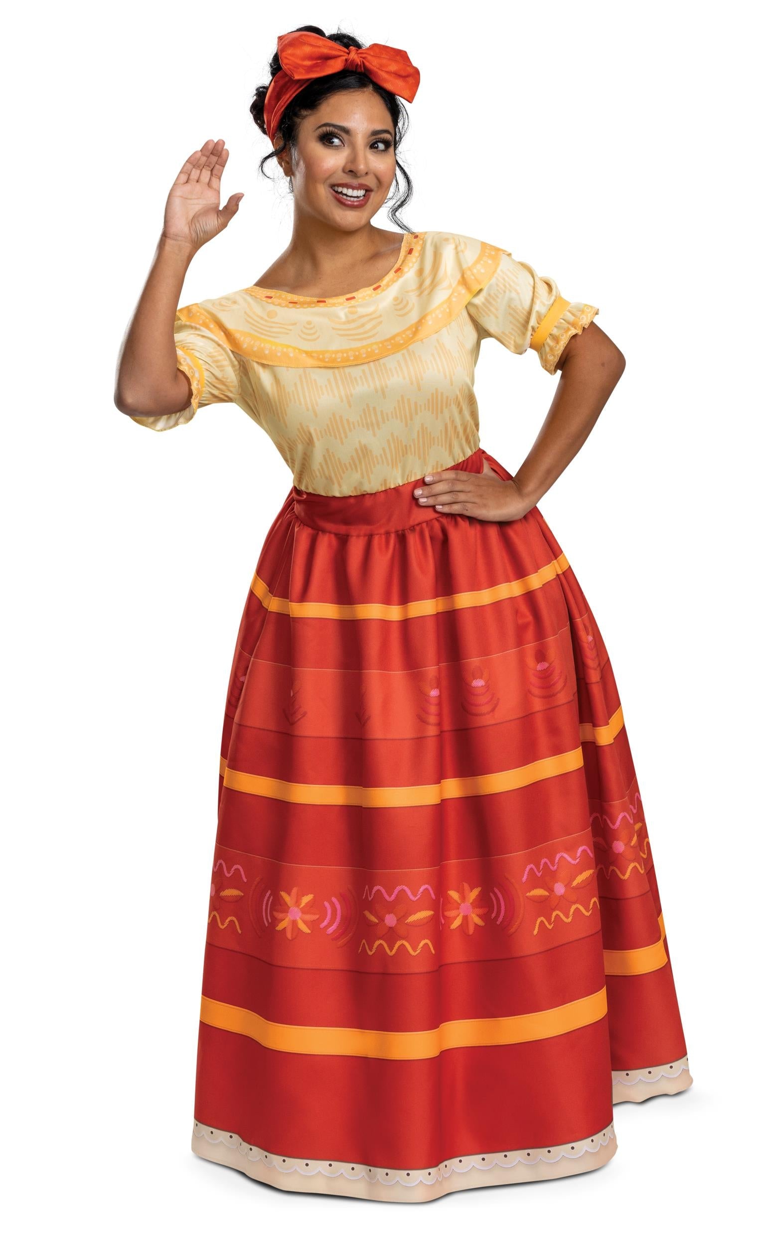 Disney Encanto Mirabel and Dolores Deluxe Costume Dress for Women X-Large 18-20 by HalloweenStore.com