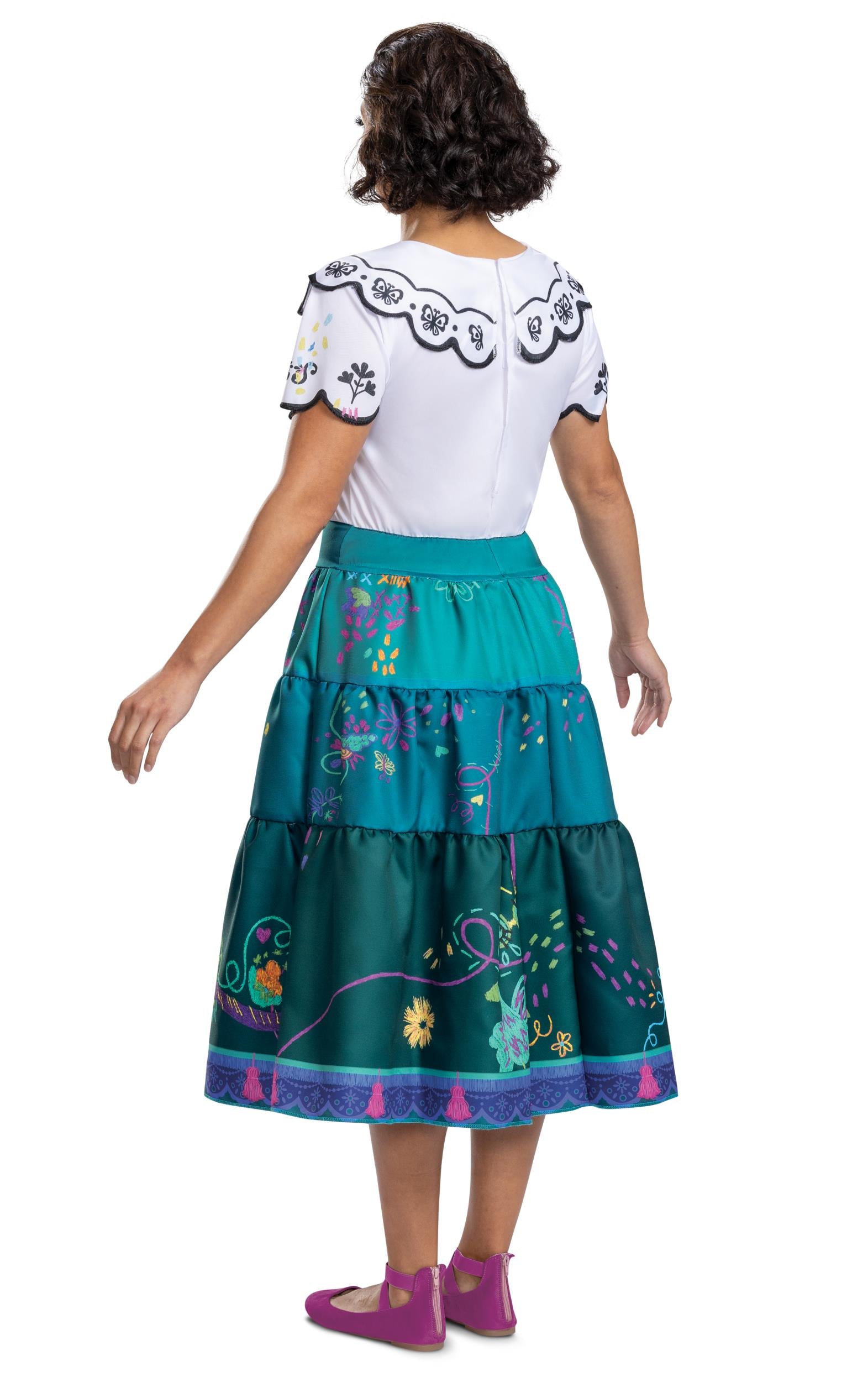 Disney Encanto Mirabel Madrigal Deluxe Costume Dress for Women Large 12-14 by HalloweenStore.com