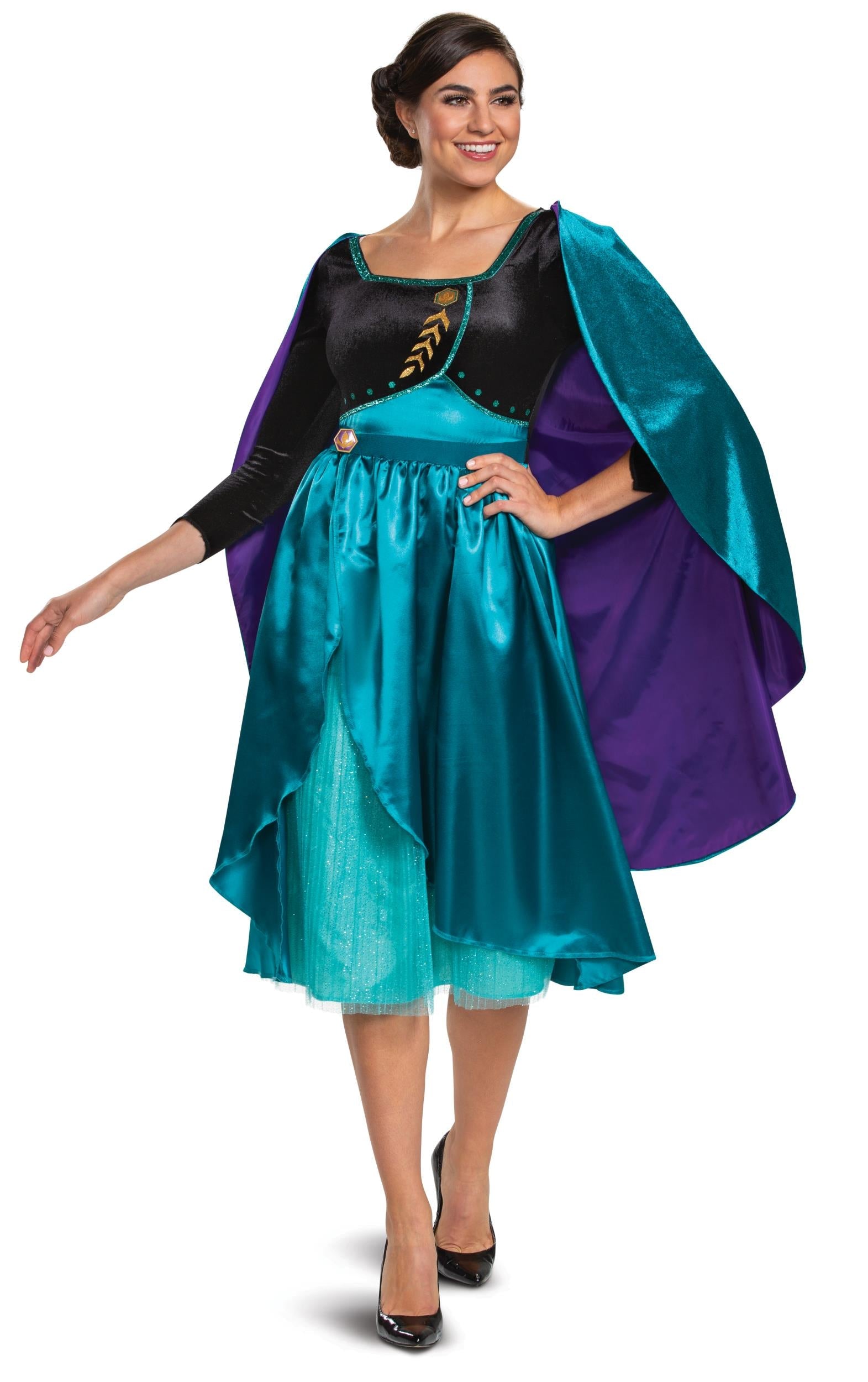 Disney Frozen Anna Classic Costume Dress for Women Large 12-14 by HalloweenStore.com