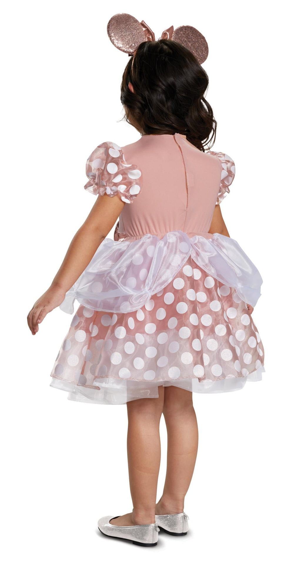 Disney Minnie Mouse Rose Gold Dress Girls Classic Child Costume Toddler 2T by HalloweenStore.com