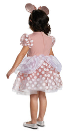 Disney Minnie Mouse Rose Gold Dress Girls Classic Child Costume Toddler 2T by HalloweenStore.com