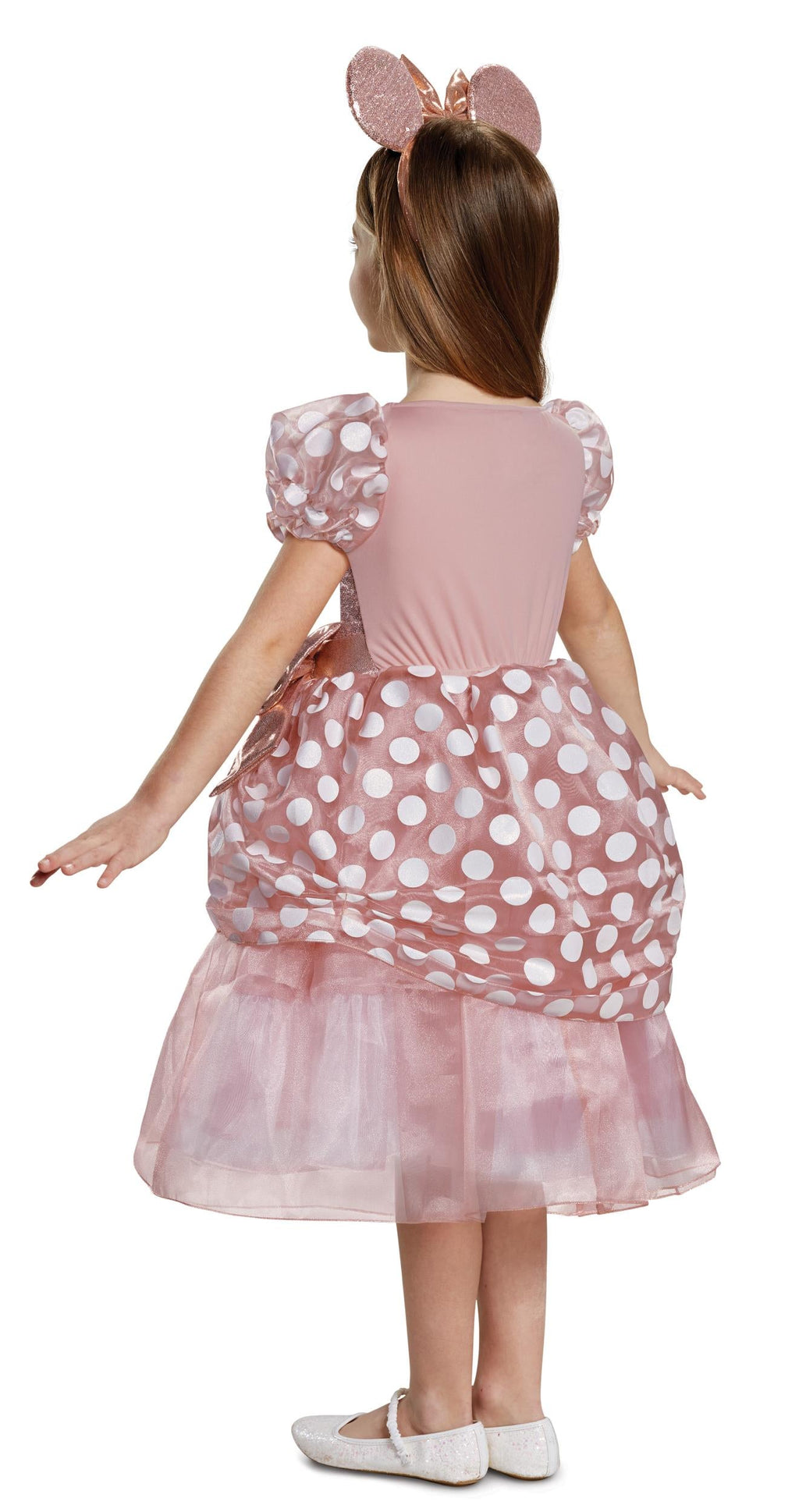 Disney Minnie Mouse Rose Gold Deluxe Child Costume Toddler X-Small 3T-4T by HalloweenStore.com