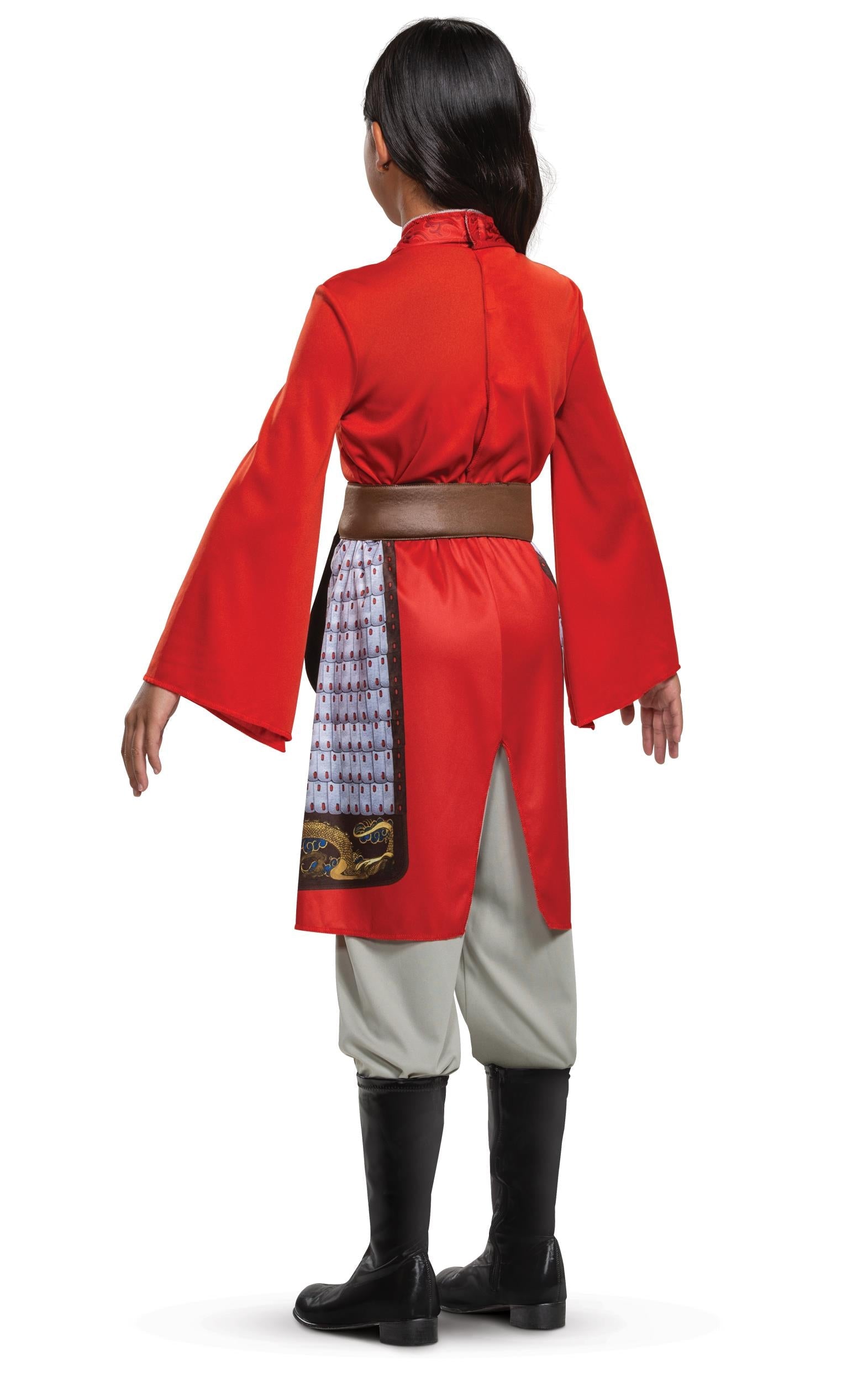 Mulan Hero Red Dress Disney Princess Classic Toddler Costume 3T-4T by HalloweenStore.com