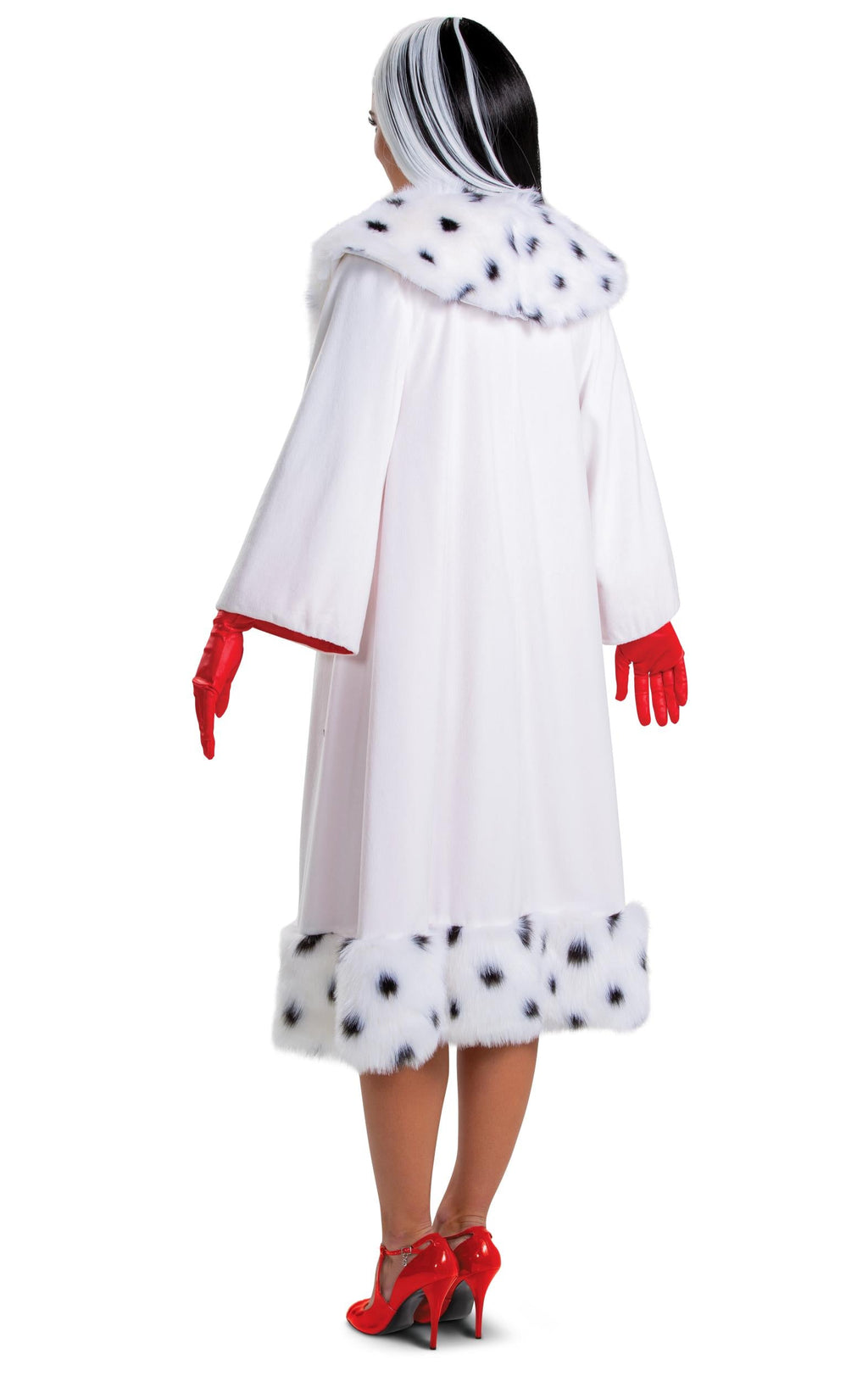 Cruella de Vil Deluxe Coat Costume for Women Small 4-6 by HalloweenStore.com