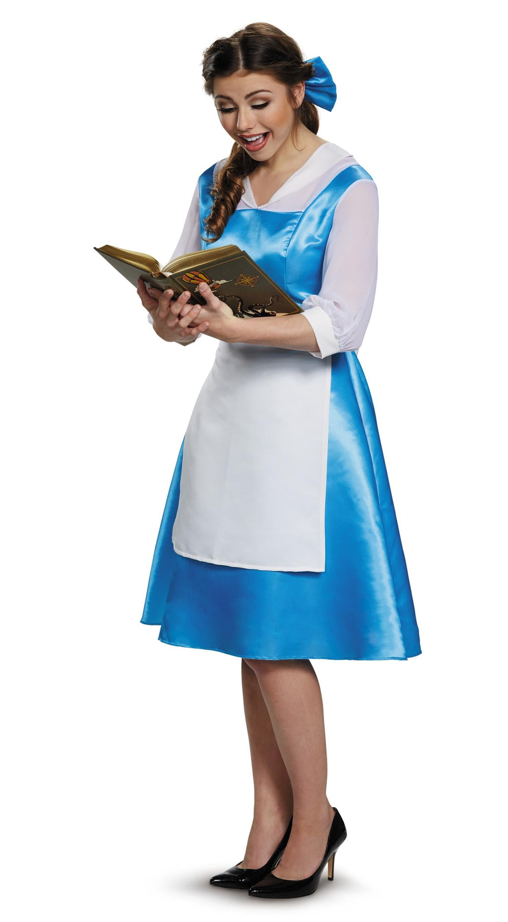 Disney Bell Blue Dress Beauty and the Beast Child Costume Size Medium 7-8 by HalloweenStore.com