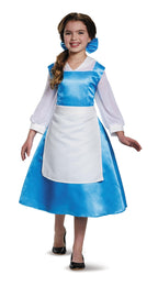 Disney Bell Blue Dress Beauty and the Beast Child Costume Size Large 10-12 by HalloweenStore.com