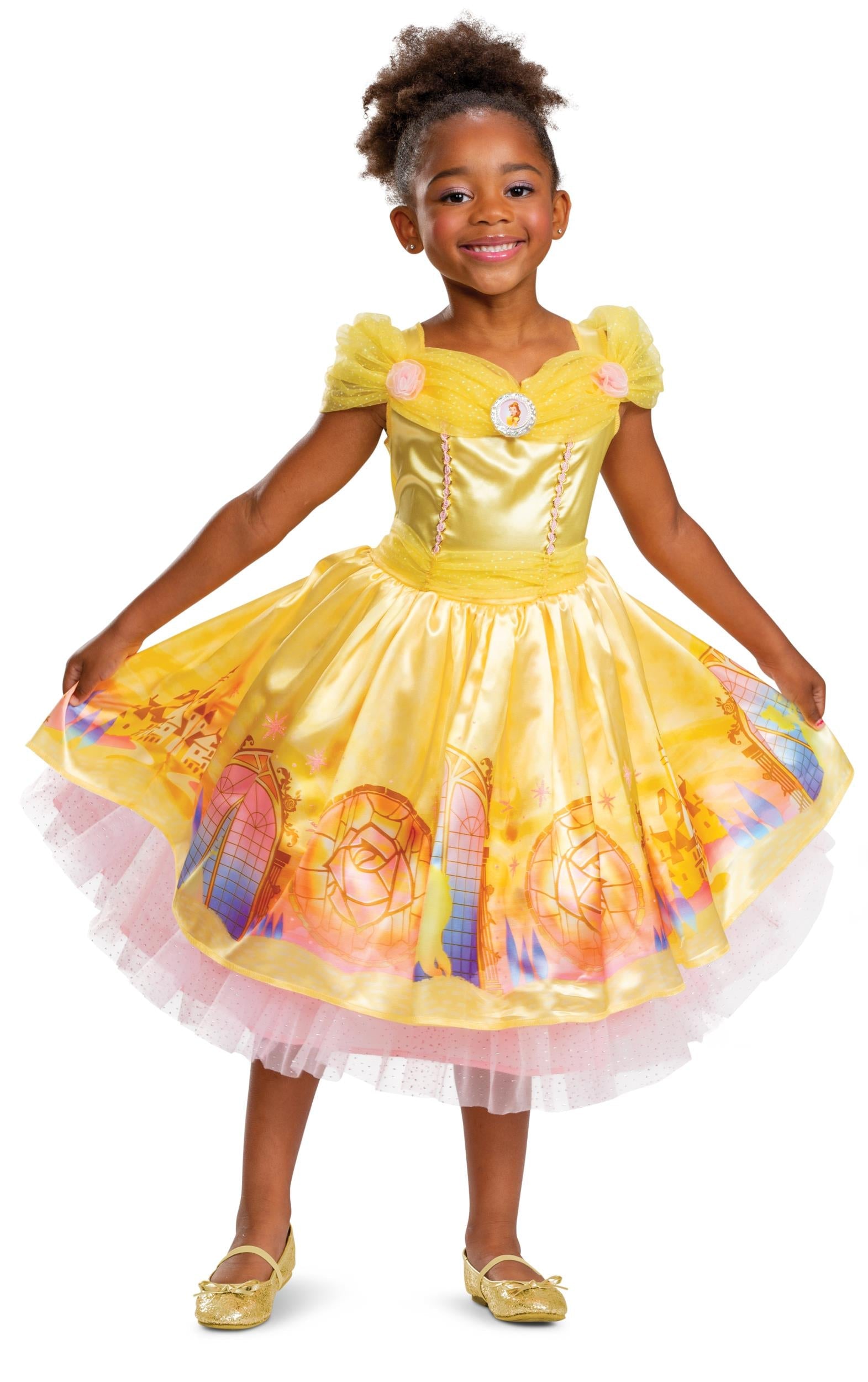 Disney Belle Beauty and the Beast Deluxe Child Dress Girls Costume Toddler 3T-4T by HalloweenStore.com