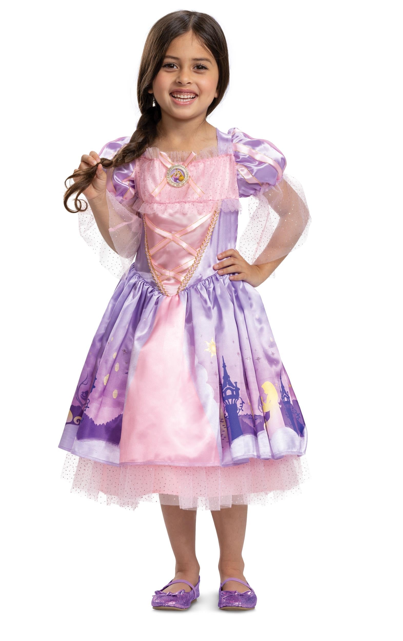 Rapunzel Deluxe Toddler Disney Princess Deluxe Girls Costume Small 4-6 by HalloweenStore.com