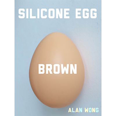 Silicone Egg (Brown) by Alan Wong by Murphy's Magic Supplies, Inc.