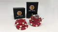 Magnetic Poker Chip Red plus 3 regular chips (PK003R) by Tango Magic by Murphy's Magic Supplies, Inc.