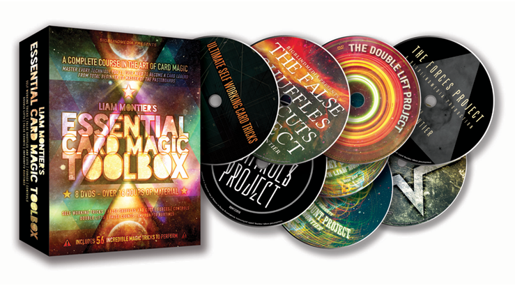 BIGBLINDMEDIA Presents Liam Montier's Essential Card Magic Toolbox (8 DVD set) - DVD by Murphy's Magic Supplies, Inc.