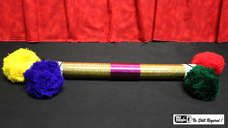 Super Pom Pom Stick (Glitter) by Mr. Magic by Murphy's Magic Supplies, Inc.