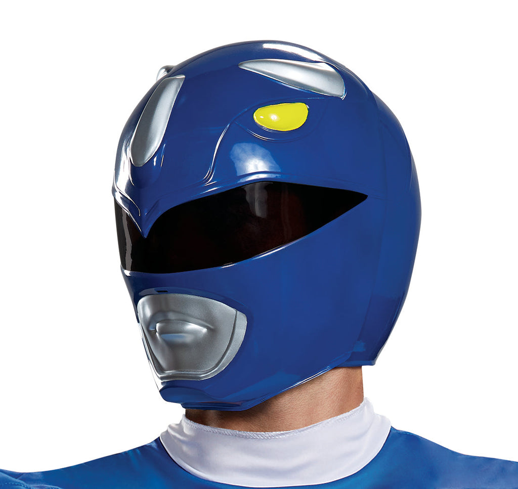 Blue Power Ranger Helmet Costume Mask by HalloweenStore.com