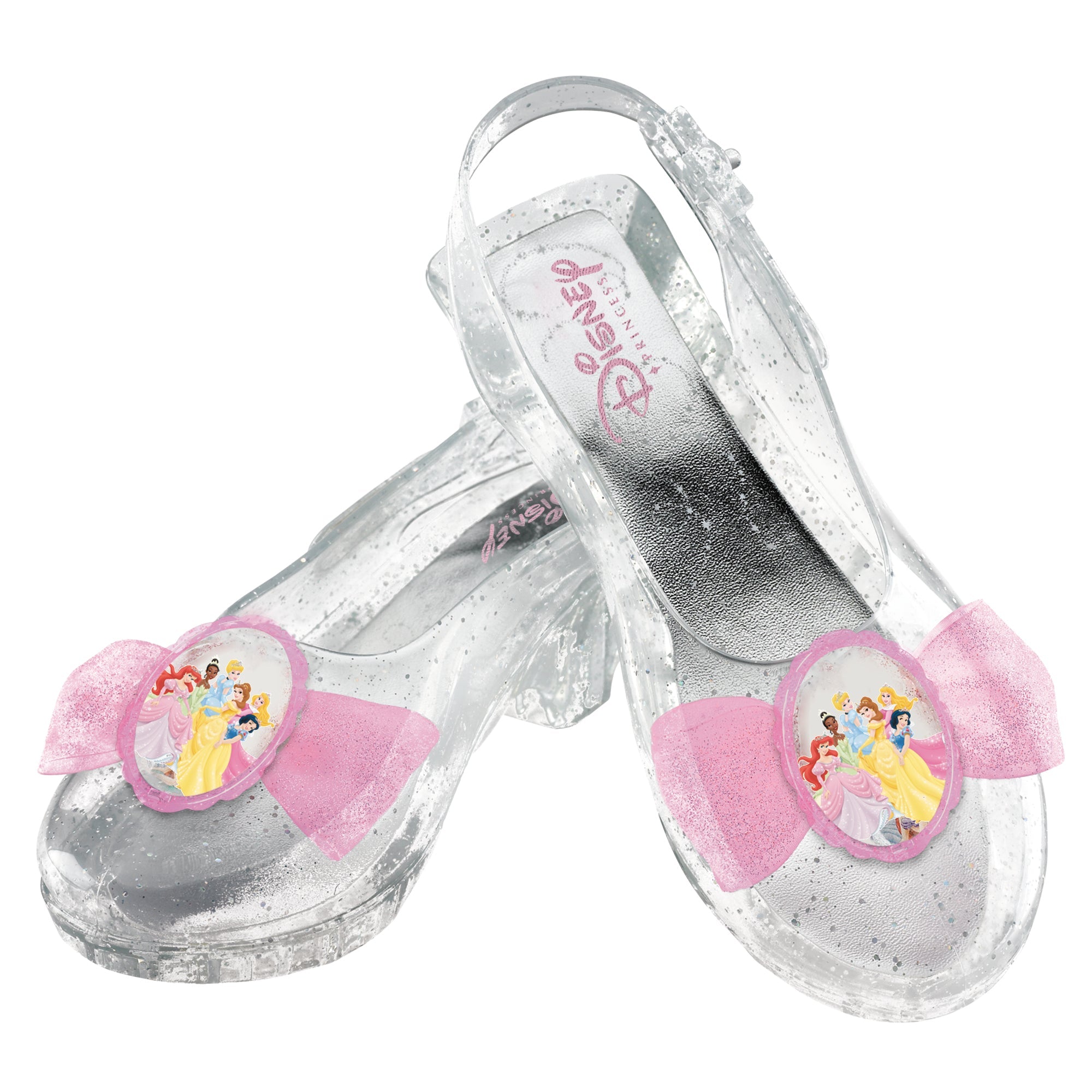 Disguise Disney Princess Sparkle Shoes One Size Child Up to Size 6 by HalloweenStore.com