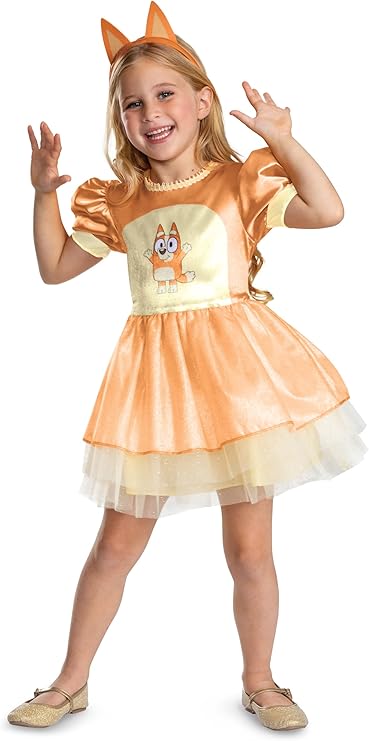Bingo Dress Bluey Classic Toddler Costume by HalloweenStore.com
