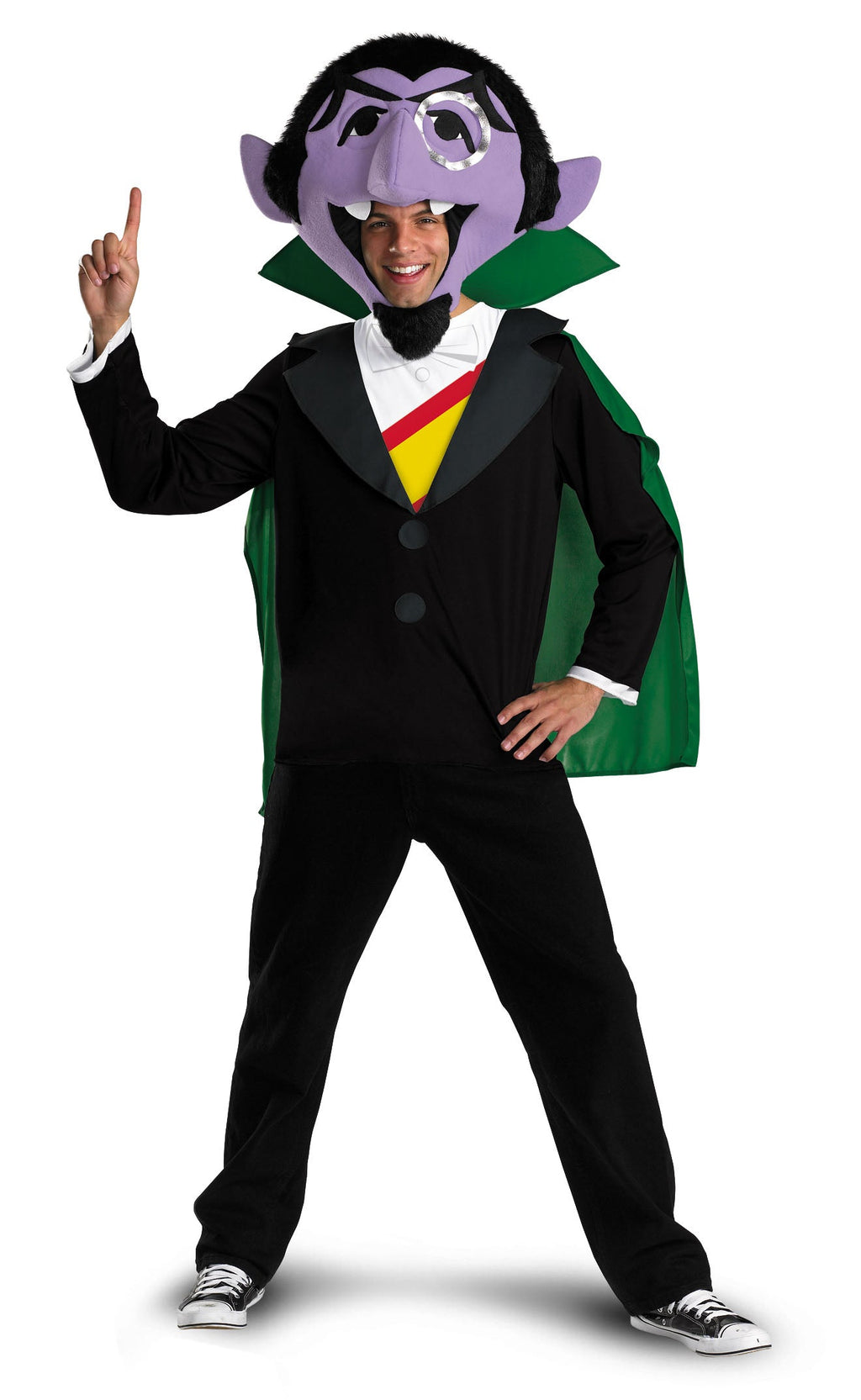 The Count Vampire Sesame Street Deluxe Adult Costume X-Large 42-46 by HalloweenStore.com