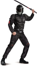 Snake Eyes GI Joe Muscle Jumpsuit Deluxe Adult Costume XXL 50-52 by HalloweenStore.com
