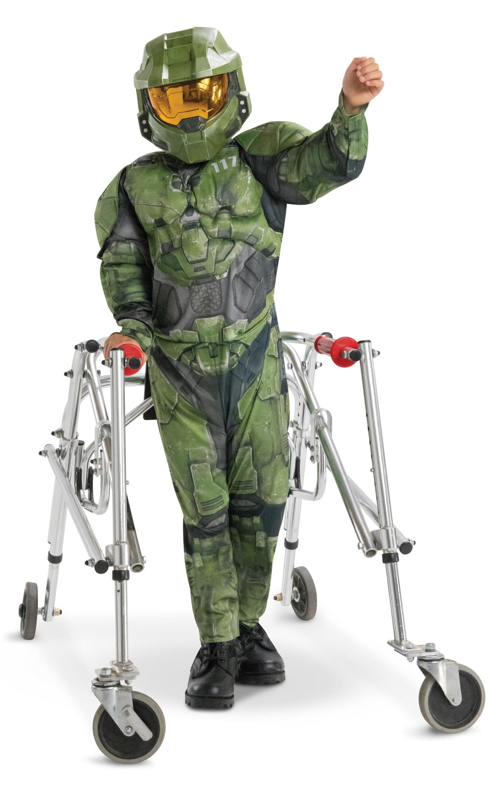 Halo Master Chief Adaptive Muscle Child Costume Large 10-12 by HalloweenStore.com