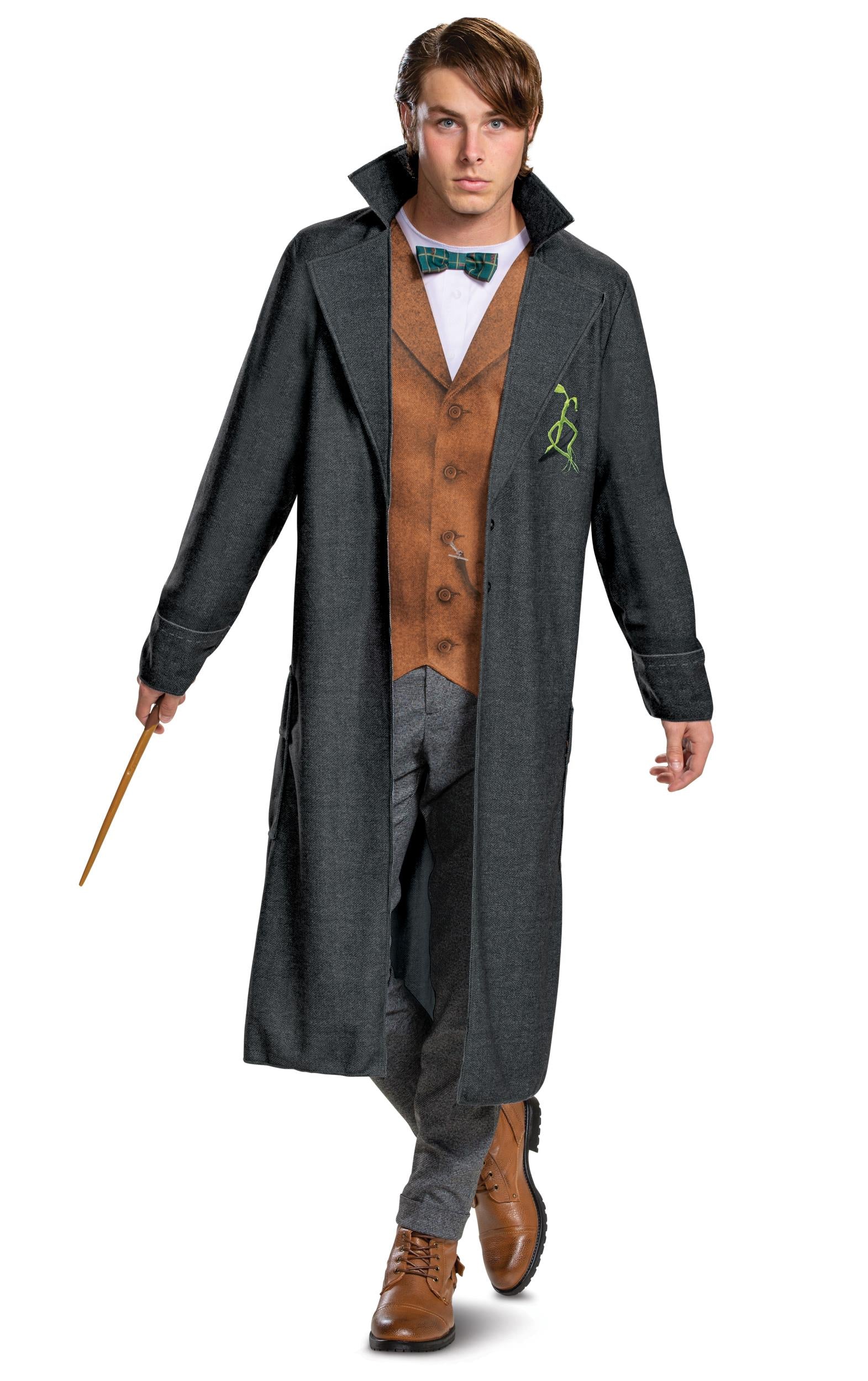 Harry Potter Fantastic Beasts Newt Scamander Deluxe Adult Costume Medium 38-40 by HalloweenStore.com