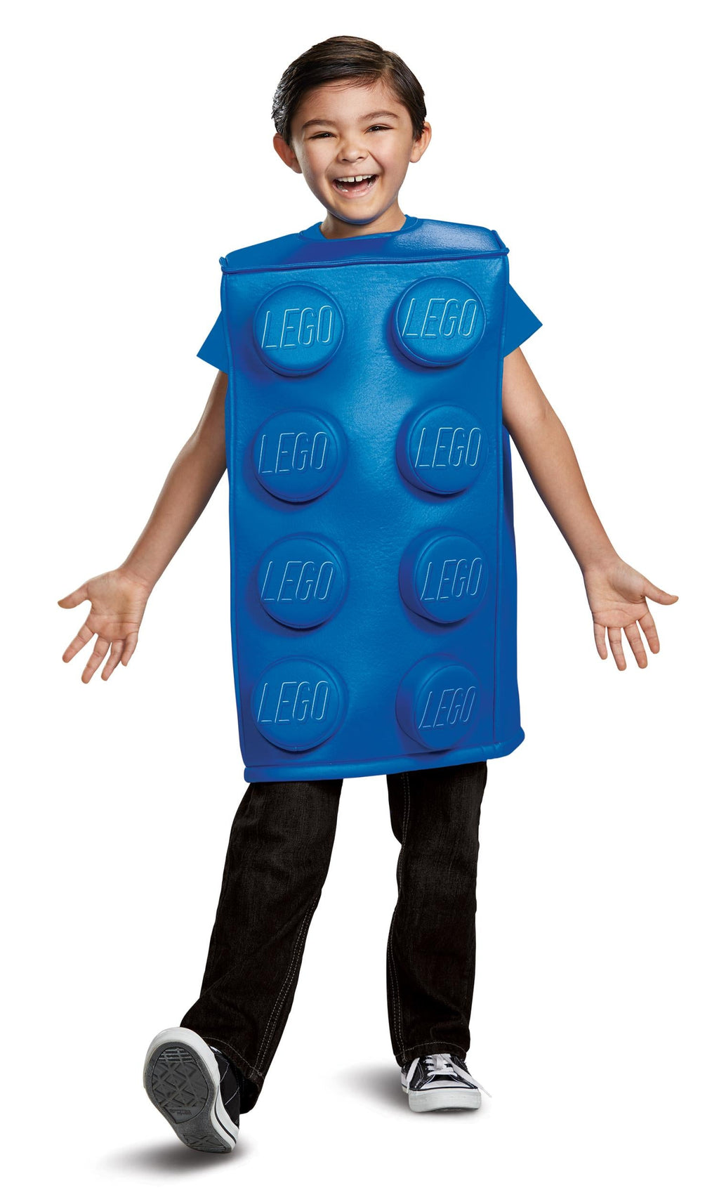 Blue Lego Brick Deluxe Child Costume Medium 7-8 by HalloweenStore.com
