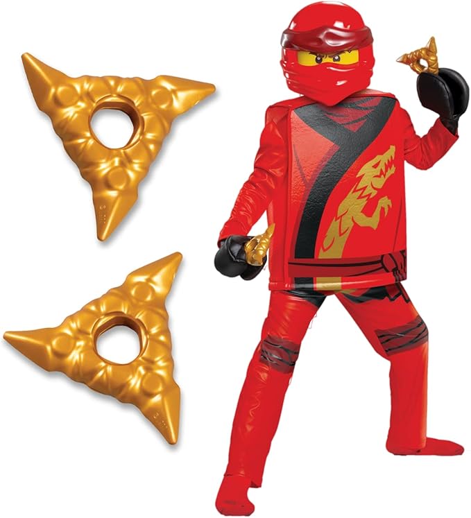 Ninjango Lego Shurikens Set Ninja Star Costume Accessory by HalloweenStore.com