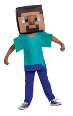 Minecraft Steve Adaptive Child Costume Large 10-12 by HalloweenStore.com